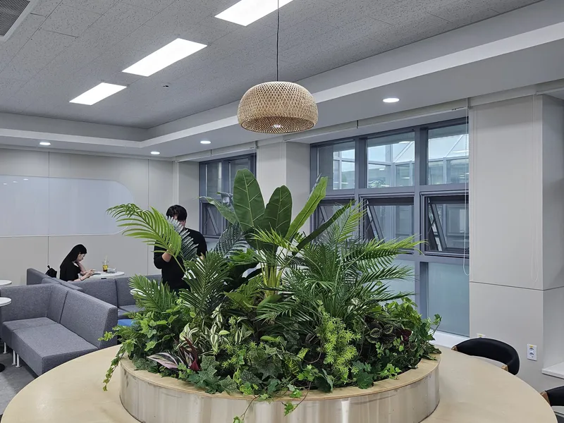 신구대학교 도서관 · 실내외 식재·조경